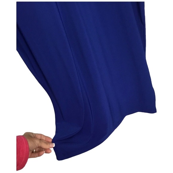 New Tash + Sophie Boxy Tee Shirt Short Sleeve Dress Blue XL - Picture 5 of 8